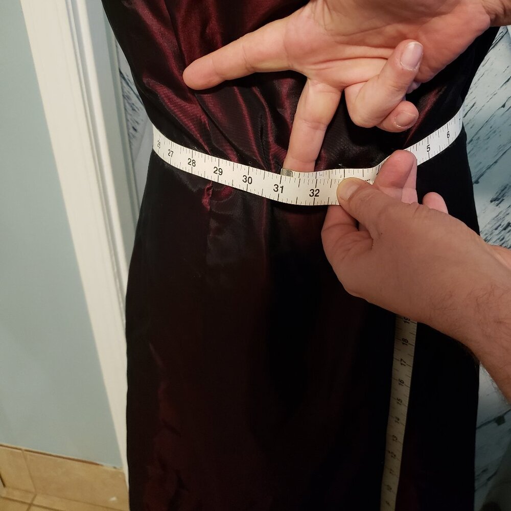 Acetate Formal Dress size 7 - Picture 3 of 12